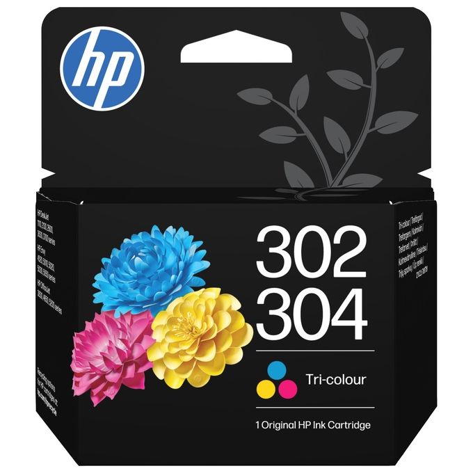 HP B7RT6AE Cartuccia di inchiostro in tricromia originale 302-304 Resa 100 pagine Ciano Magenta Giallo colore Nero