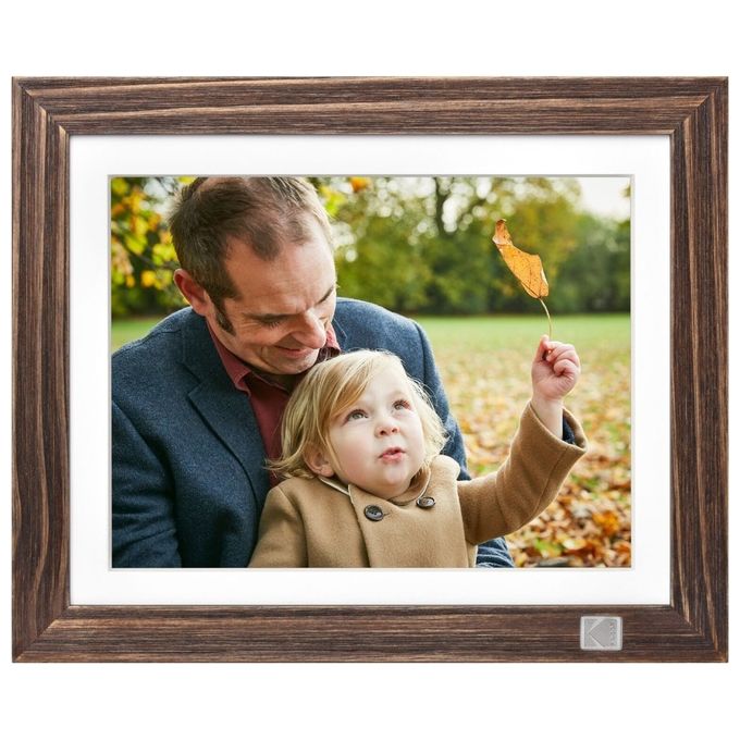 Kodak HDPF-978 WiFi Cornice Digitale 9.7'' Touchscreen Ultra HD 2048x1536 Android Legno Naturale colore Brown