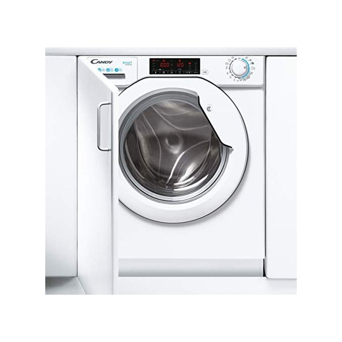 Candy CBW 48TWME-S Lavatrice Carica Frontale da Incasso Programma EcoMix Partenza differita 24 h Classe energetica A Capacita' di carico 8 kg Centrifuga 1400 giri Motore Inverter BPM