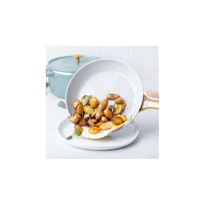 GreenPan CC003475-001 Padova Reserve Padella Multiuso in Alluminio con Rivestimento Ceramico Antiaderente Fino a 220 °C Lavabile in Lavastoviglie Acciaio Inox compatibile Induzione colore Blu Sky