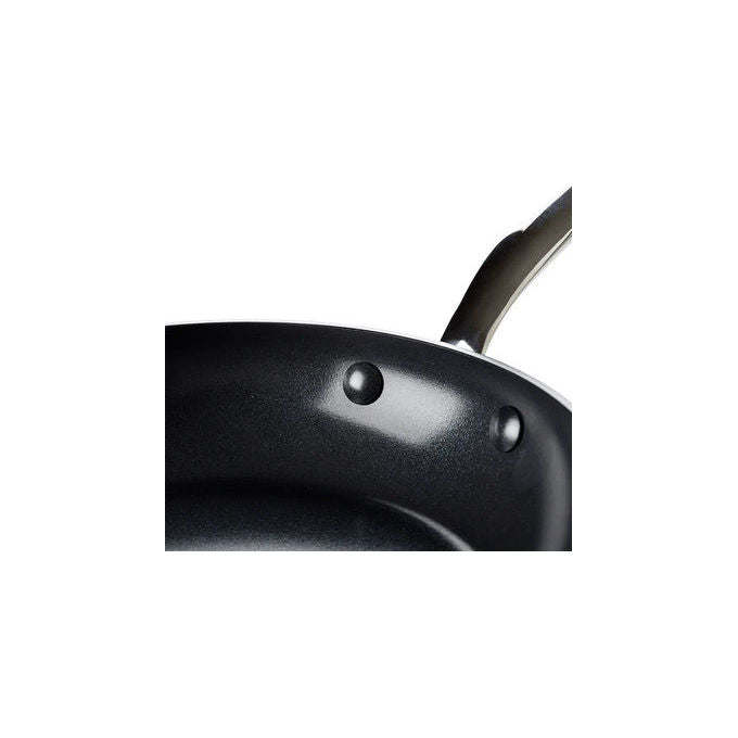GreenPan 4895156692997 Barcelona Pro Padella 24 cm Ceramica Antiaderente Fino a 200 °C Acciaio Inossidabile Induzione Sì colore Nero