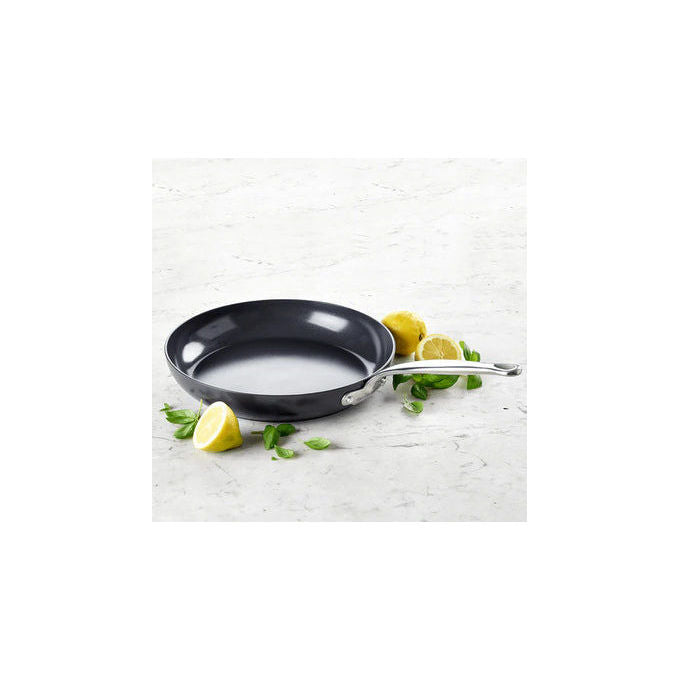 GreenPan CC005322-001 Barcelona Pro Padella Multiuso 26 cm Rivestimento in Ceramica Antiaderente Senza PFAS colore Nero