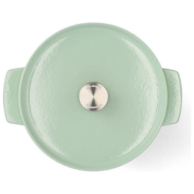 KitchenAid CC007434-001 Casseruola in Ghisa Capacita' 5,2 L Adatta a Tutti i Piani Cottura incluso Induzione colore Verde Ghisa