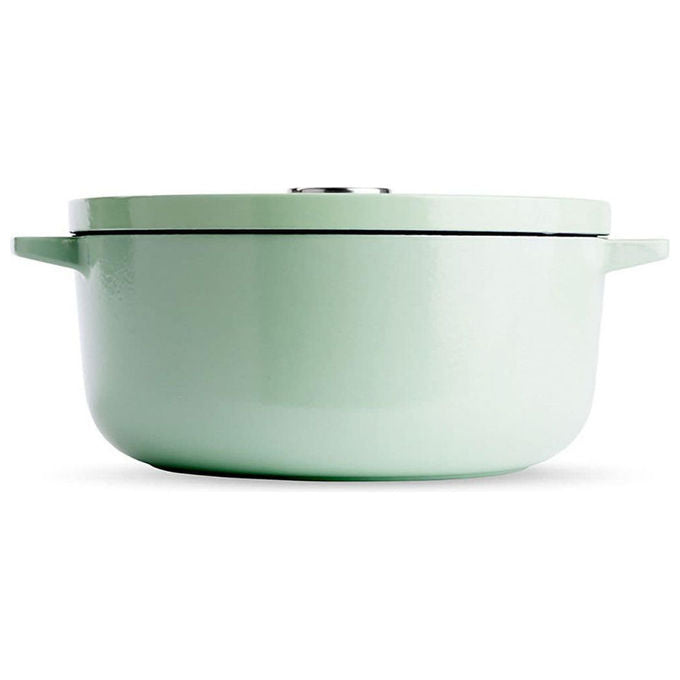 KitchenAid CC007434-001 Casseruola in Ghisa Capacita' 5,2 L Adatta a Tutti i Piani Cottura incluso Induzione colore Verde Ghisa