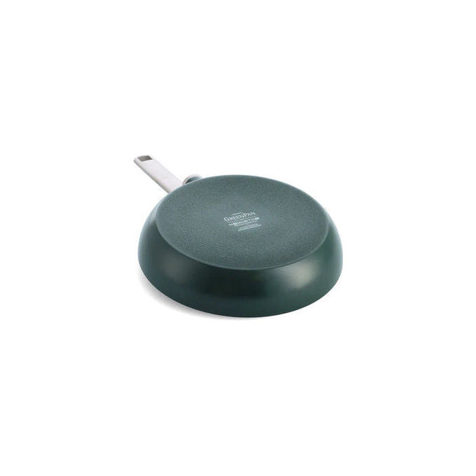 GreenPan CC009167-001 Evolution Frigideira 28 cm in Alluminio Riciclato con Rivestimento Antiaderente Thermolon Senza PFAS Manico in Acciaio Inox Rimovibile colore Nero