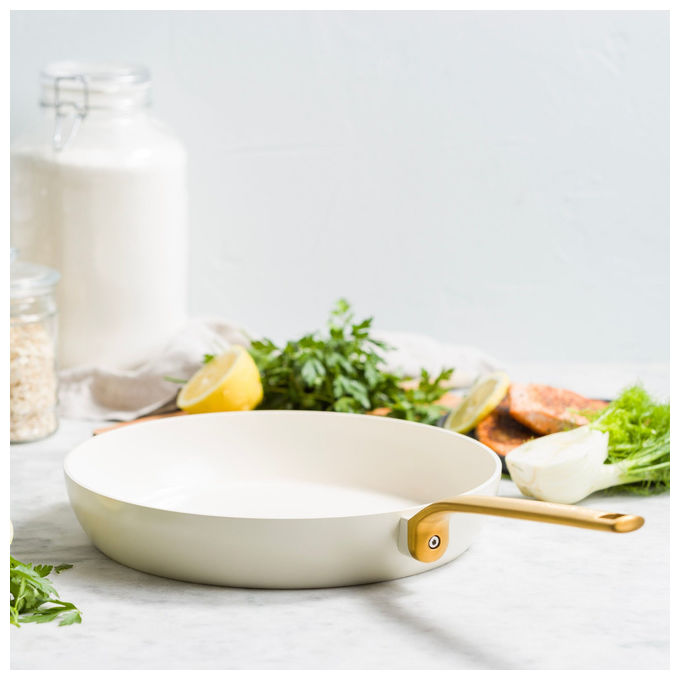 GreenPan CC009169-001 Evolution Padella 24 cm Antiaderente Thermolon senza PFAS colore Crema