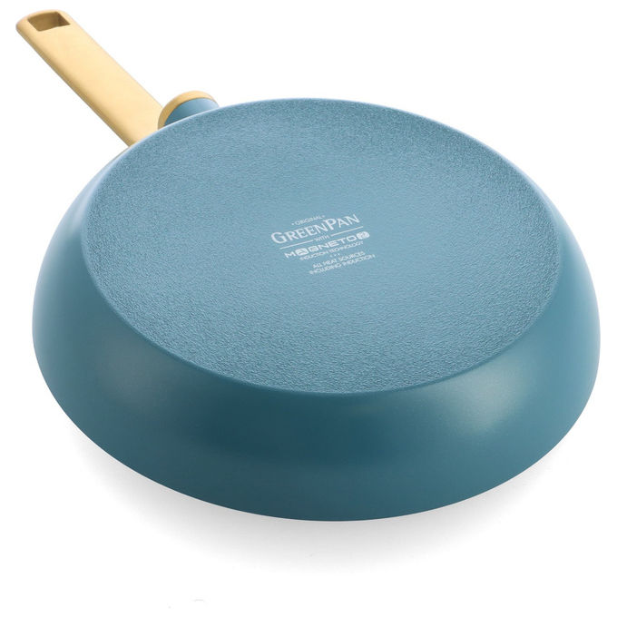 GreenPan CC009172-001 Evolution Padella Multiuso Diametro 24 cm Adatta Induzione Rivestimento Antiaderente Senza PFAS colore Blu