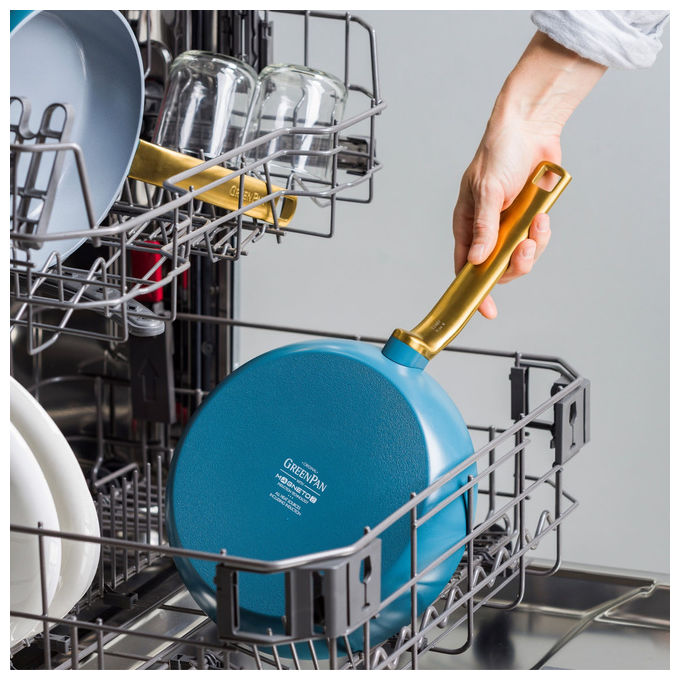 GreenPan CC009174-001 Evolution Padella Multiuso Diametro 30 cm Rivestimento Antiaderente in Ceramica Senza PFAS colore Blu
