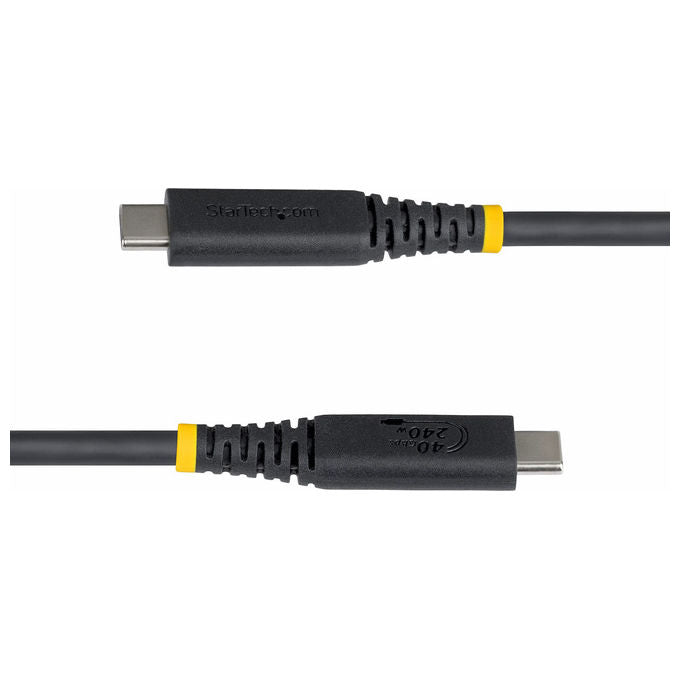 StarTech.com CC1M40GUSB4TP Cavo USB4 da 1m 40 Gbps 240W PD 8K 60Hz colore Nero