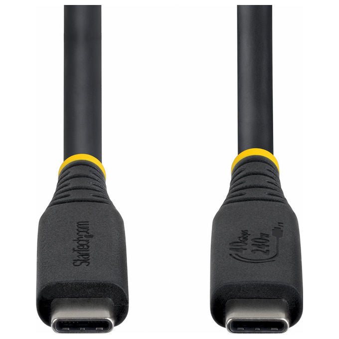 StarTech.com CC1M40GUSB4TP Cavo USB4 da 1m 40 Gbps 240W PD 8K 60Hz colore Nero
