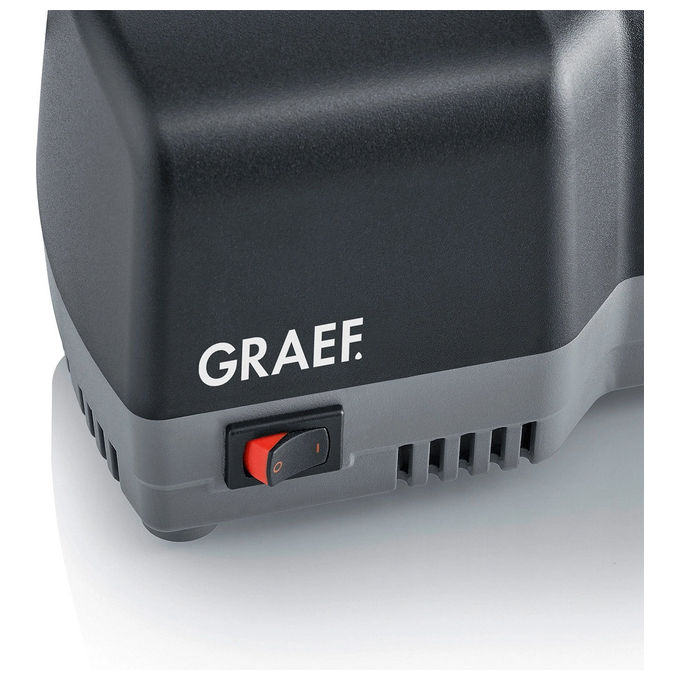 GRAEF CC82EU Affilacoltelli Angolo 20° Tecnologia CrissCross e Dizor colore Nero