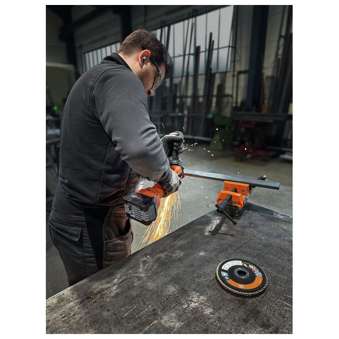 Fein CCG18-115-12 AS N00 Akku-Winkelschleifer Diametro disco 115 mm Sistema batteria AMPShare Bosch Professional ProCORE 18V Velocita' 2500 8500 min⁻¹ Peso 2 2 Kg colore Blu