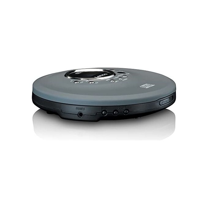 Lenco CD-400GY Lettore CD Portatile con Radio DAB+ FM Supporto MP3 Autonomia fino a 8 ore colore Antracite