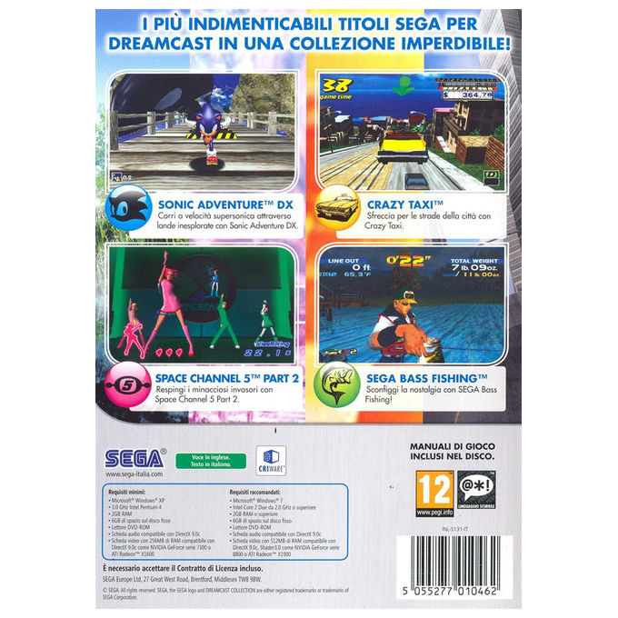 Halifax Dreamcast Collection Arcade per PC Edizione Standard ITA