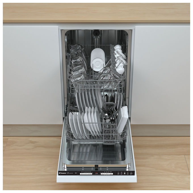 Candy CDIH 1L949 Brava Lavastoviglie Incasso 9 coperti Classe F 5 programmi 49 dB (81,6x44,8x55,9 cm) colore Bianco