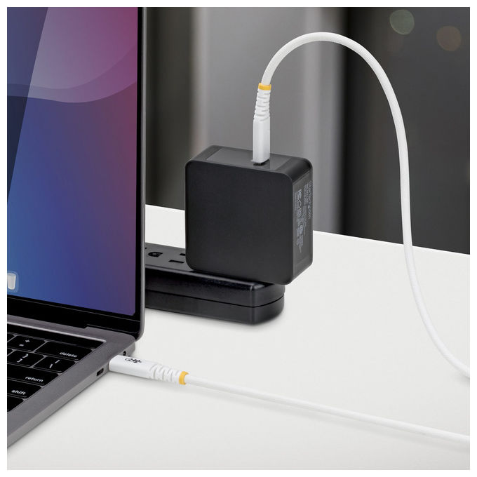StarTech.com S2CEPR2MW-USB-CABLE Cavo USB-C 240W PD EPR 5A 2m USB 2.0 colore Bianco