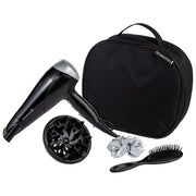 Remington D3171GP Style Edition Asciugacapelli 2200 W 2 velocita' 3 temperature con concentratore diffusore spazzola piatta chouchou in seta borsa di stoccaggio colore Nero