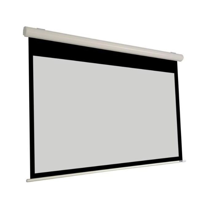 Oray CFX01B1150200 Cineflex Schermo di proiezione motorizzato 98'' 4:3 con bordi neri superficie bianca opaca cassonetto in alluminio colore Argento