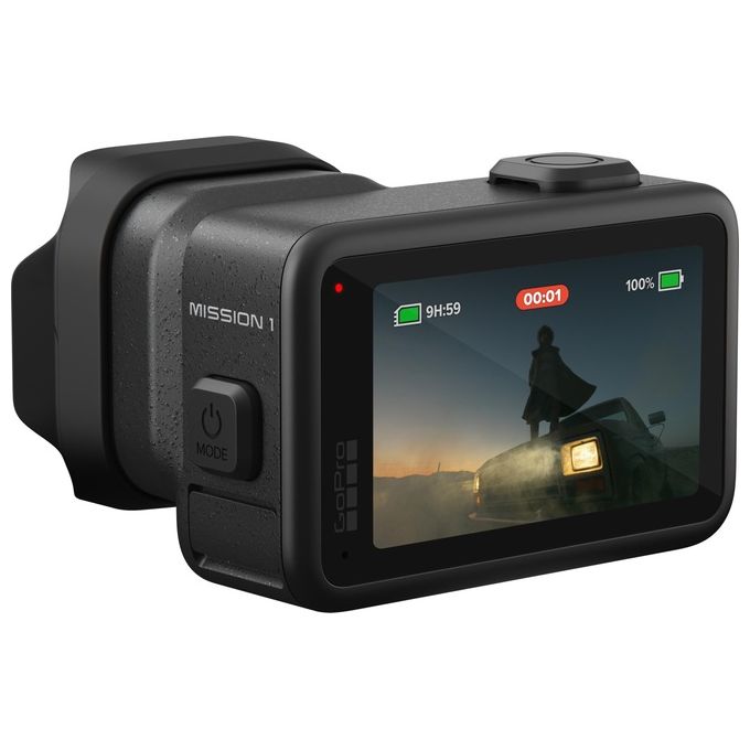 GoPro CHDHW-001-RW MISSION 1 fotocamera per sport d'azione 50 MP 8K Ultra HD Wi-Fi Touch screen LCD doppio colore Nero