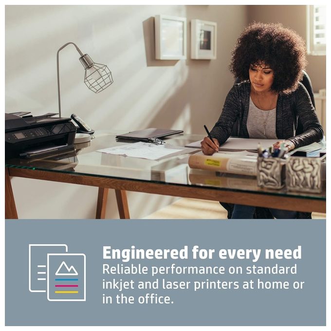 HP CHP150 Home and Office Carta per Stampanti A4 80 g-m² 500 Fogli ColorLok FSC colore Bianco