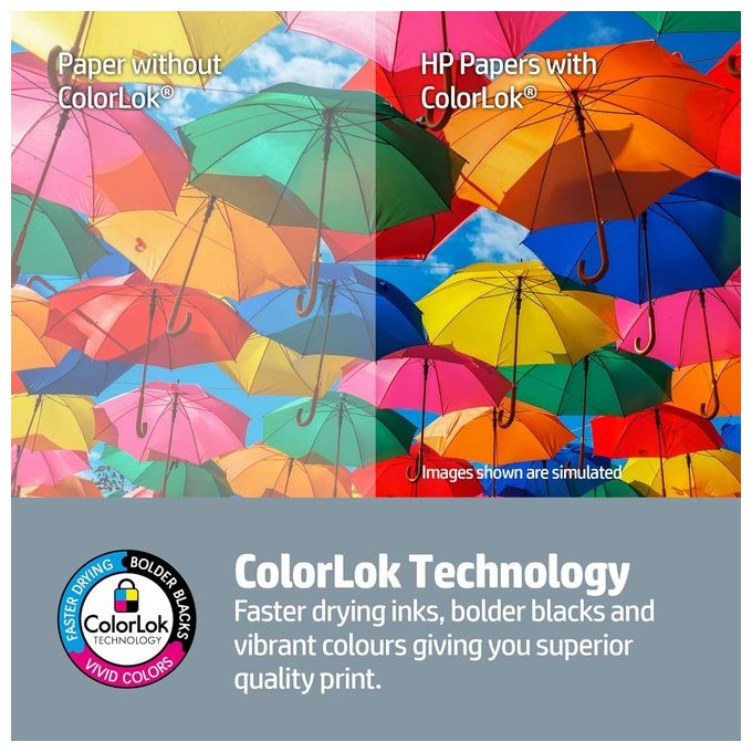 HP CHP150 Home and Office Carta per Stampanti A4 80 g-m² 500 Fogli ColorLok FSC colore Bianco