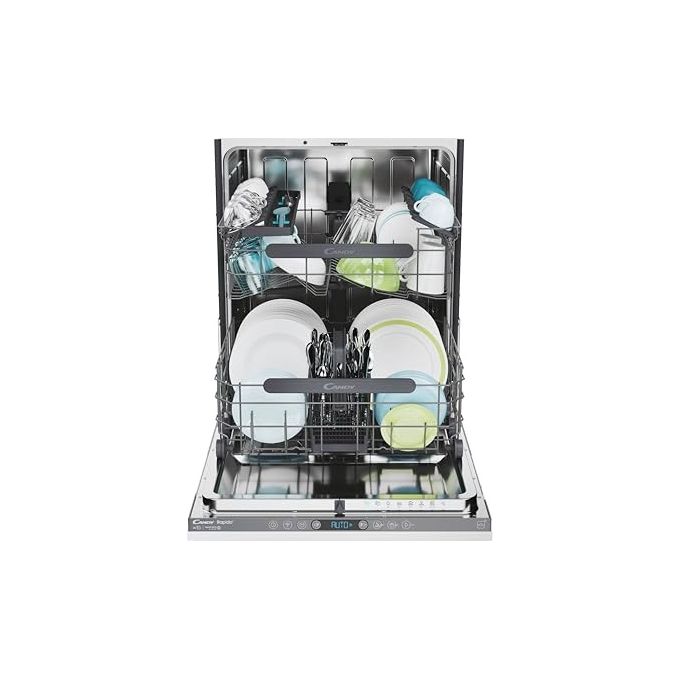 Candy CI4C6F0PA RapidÓ Lavastoviglie da Incasso a Scomparsa Totale 14 coperti Classe C 46 dB Wi-Fi Bluetooth Inverter (82x60x56 cm) colore Antracite