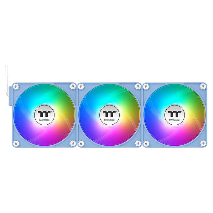 Thermaltake CL-F196-PL12BU-A Ventilatore 12 cm 2000 RPM PWM LED ARGB Blu colore Blu