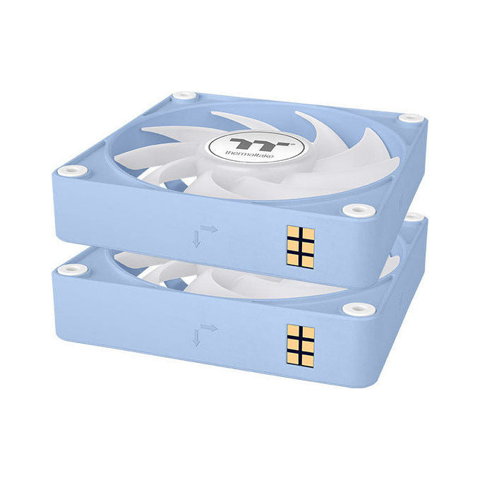 Thermaltake CL-F196-PL12BU-A Ventilatore 12 cm 2000 RPM PWM LED ARGB Blu colore Blu