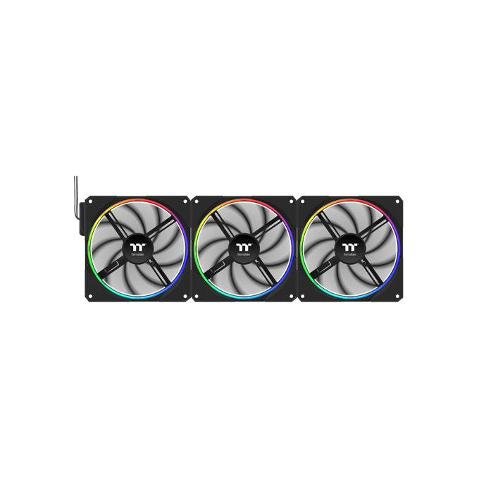 Thermaltake CL-F208-PL14SW-A TS140 Ventola PC 140mm 2000 RPM ARGB 3 Pezzi colore Nero