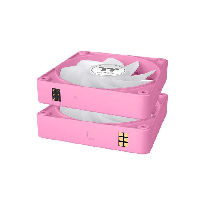Thermaltake CT120EXREVERSE Ventola per Case ARGB Sync 120 mm 500-2000 rpm 31,2 dB colore Rosa