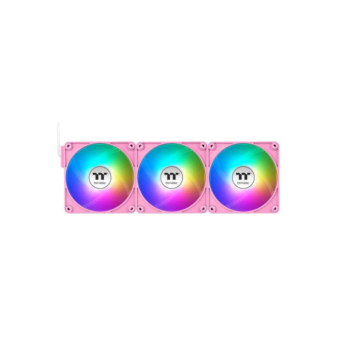 Thermaltake CT120EXREVERSE Ventola per Case ARGB Sync 120 mm 500-2000 rpm 31,2 dB colore Rosa