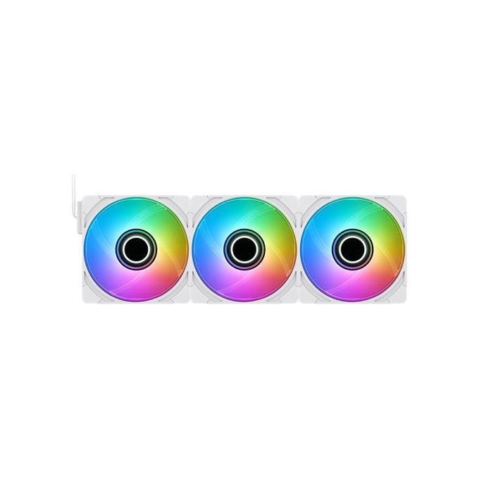 Thermaltake CL-F243-PL12SW-A CT120 EX INFINITY Ventilatore 120 mm 2000 rpm PWM ARGB Bianco