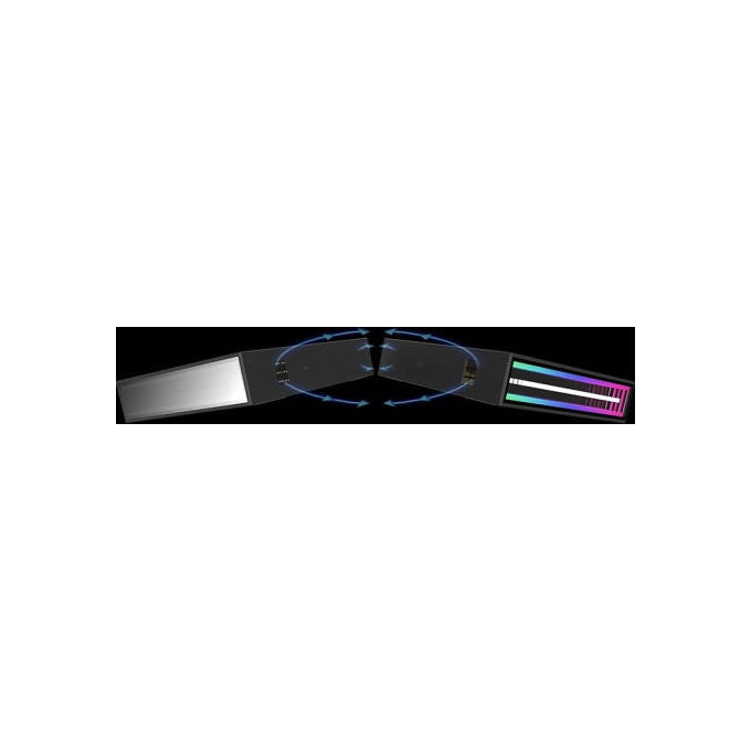 Thermaltake 4711658547460 SWAFAN 120 EX INFINITY Ventilatore 12 cm 500 2000 rpm ARGB colore Nero