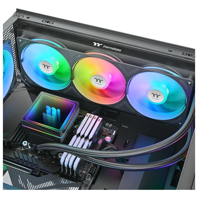 Thermaltake 4711658544667 TH360-S V3 Dissipatore a Liquido Tutto in Uno 360 mm ARGB Sync colore Nero