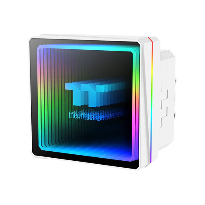 Thermaltake CL-W468-PL12SW-A TH360 V3 ARGB Raffreddatore di liquidi tutto in uno Diametro 12 cm Velocita' max 2500 Giri-min TDP 365 W colore Bianco