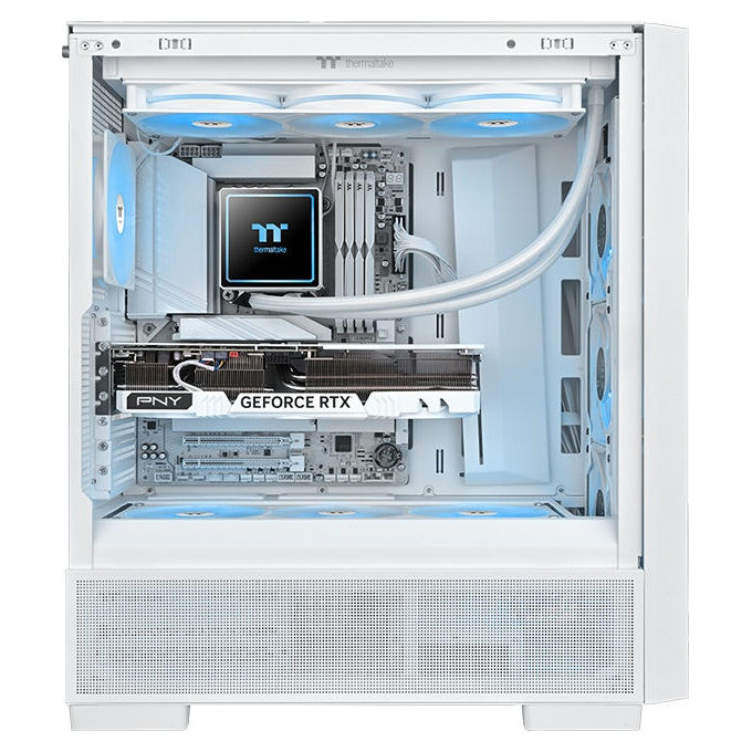 Thermaltake CL-W468-PL12SW-A TH360 V3 ARGB Raffreddatore di liquidi tutto in uno Diametro 12 cm Velocita' max 2500 Giri-min TDP 365 W colore Bianco