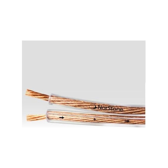 Norstone CL250 Cavo per Diffusori Audio da 10 mt, 2x2.5 mm Bianco