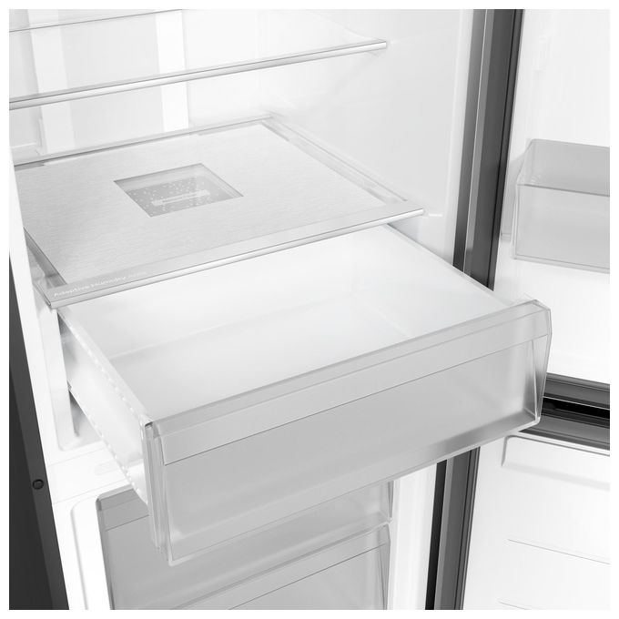 Candy CNCQ2T6S18DX Frigorifero Combinato 315 L Total No Frost 185 cm classe D 35 dB (185x59,5x59,9 cm) colore Acciaio Inox