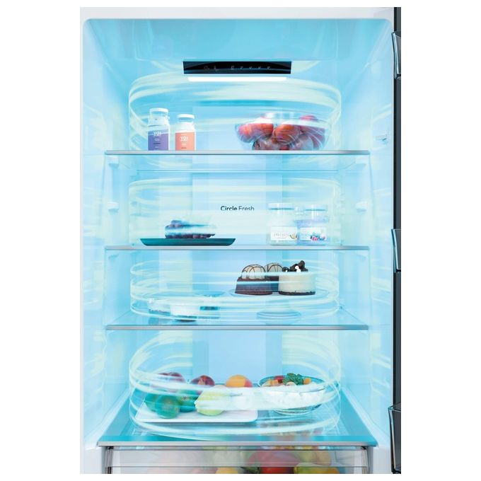 Candy CNCQ2T6S18DX Frigorifero Combinato 315 L Total No Frost 185 cm classe D 35 dB (185x59,5x59,9 cm) colore Acciaio Inox