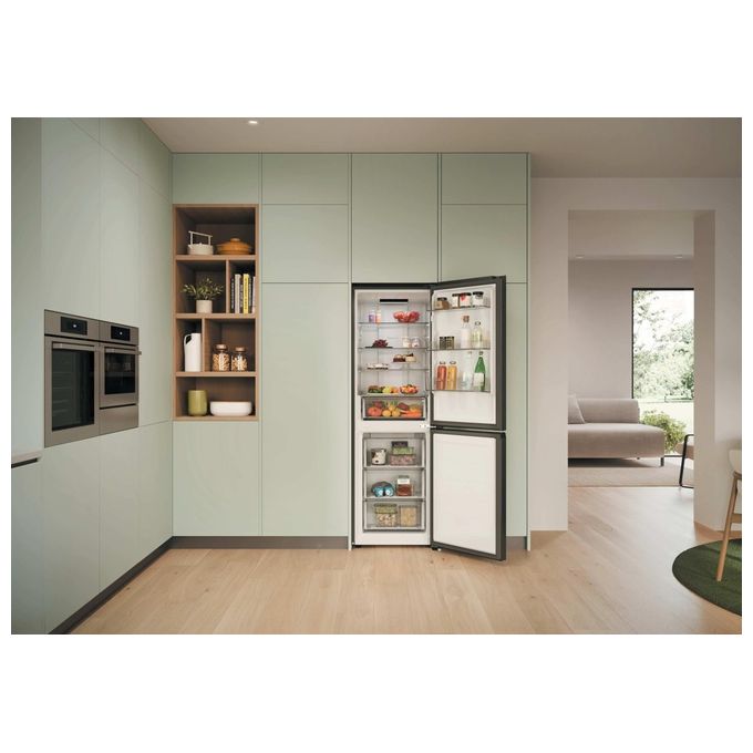 Candy CNCQ2T6S18DX Frigorifero Combinato 315 L Total No Frost 185 cm classe D 35 dB (185x59,5x59,9 cm) colore Acciaio Inox