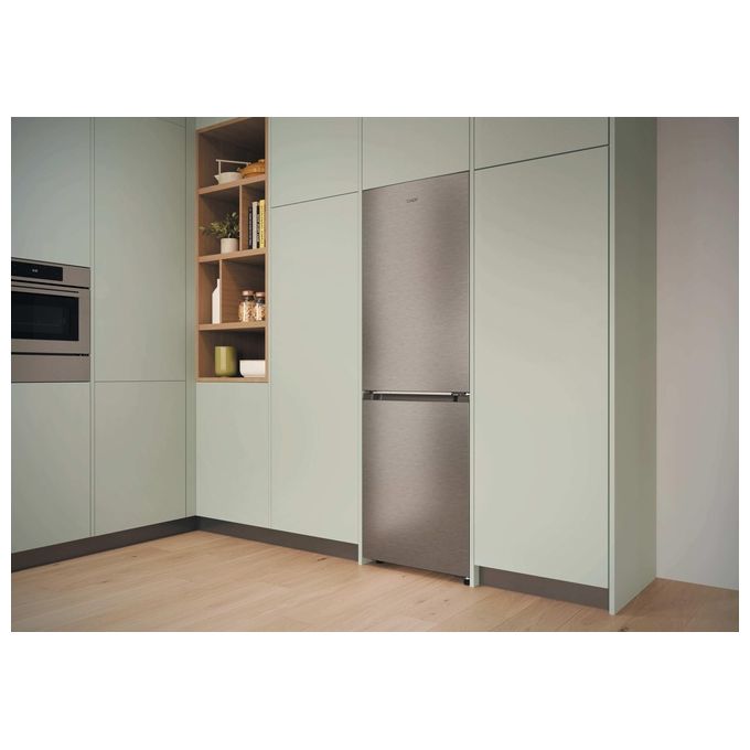 Candy CNCQ2T6S18DX Frigorifero Combinato 315 L Total No Frost 185 cm classe D 35 dB (185x59,5x59,9 cm) colore Acciaio Inox