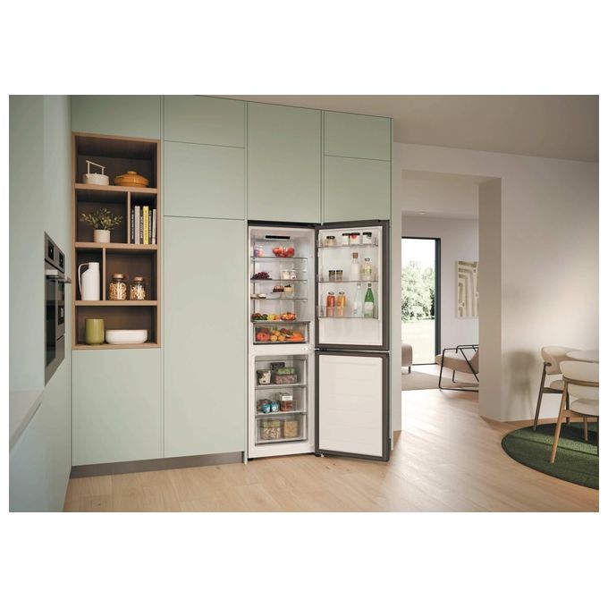 Candy CNCQ2T6S18DX Frigorifero Combinato 315 L Total No Frost 185 cm classe D 35 dB (185x59,5x59,9 cm) colore Acciaio Inox