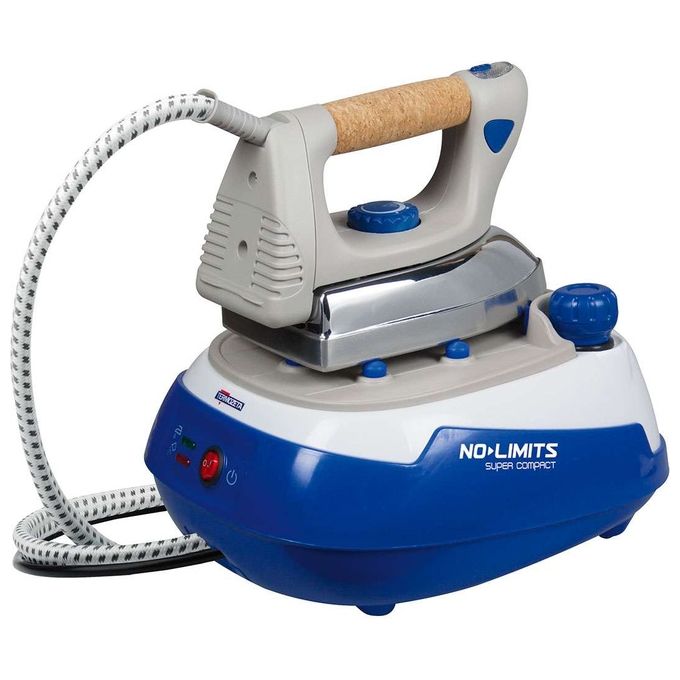 Termozeta 74367 No Limits Super Compact Ferro da Stiro con Caldaia 2100 W 1,5 bar 0,75 L piastra Alluminio colore Blu Grigio