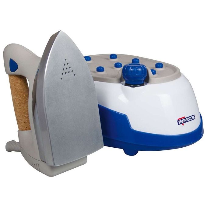 Termozeta 74367 No Limits Super Compact Ferro da Stiro con Caldaia 2100 W 1,5 bar 0,75 L piastra Alluminio colore Blu Grigio