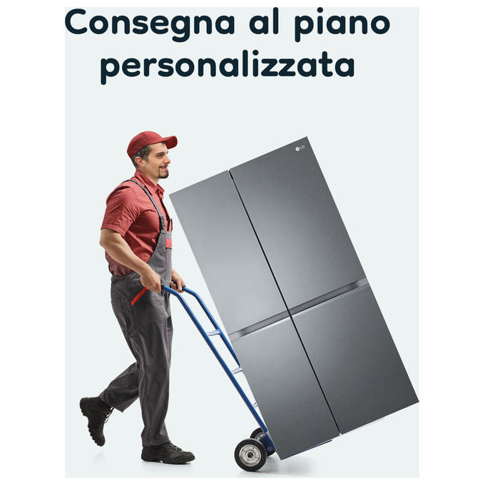 Haier HSR3918ENPG Serie 3 Frigorifero Side by Side 528 L 177 cm Classe E 38 dB No Frost Inverter Multi Air Flow colore Argento