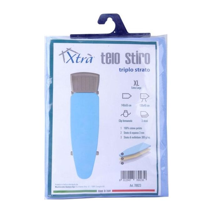 Xtra Telo per Asse da Stiro Triplo Strato 130x50cm