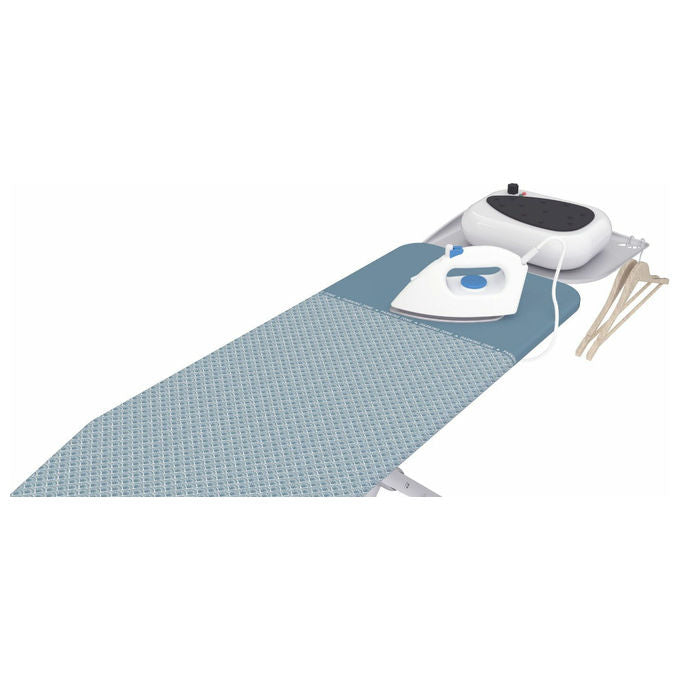 Colombo COP830 Foderina Copriasse da Stiro Triplo Strato 140x55 cm Zona Parking Cotone Biologico Made in Italy colore Blu