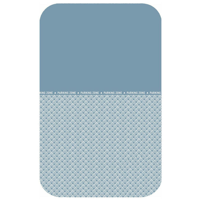 Colombo COP830 Foderina Copriasse da Stiro Triplo Strato 140x55 cm Zona Parking Cotone Biologico Made in Italy colore Blu