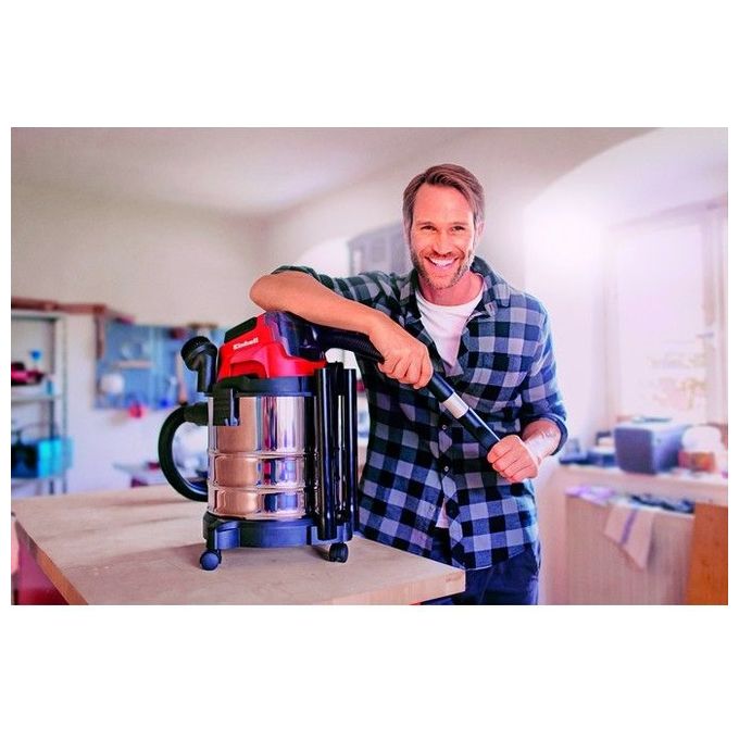 Einhell Bidone Aspira Solidi E Liquidi A Batteria Tc-Vc 18-20 Li (Batteria Non Inclusa)
