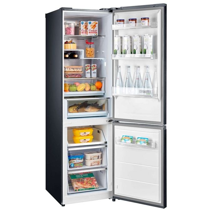 Midea MDRB521MGA46O Frigorifero Combinato 378 L 202 cm Classe A 29 dB Total No Frost colore Inox
